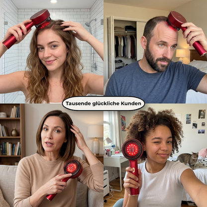 Capilux™ Massagebürste - All-in-One Lösung für Haar & Kopfhaut