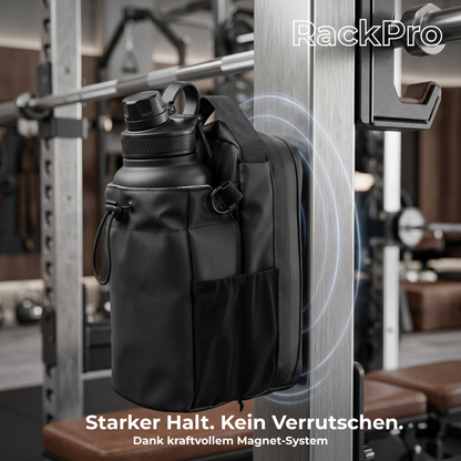 RackPro – Smart Gym Organizer für Flasche, Handy & Zubehör
