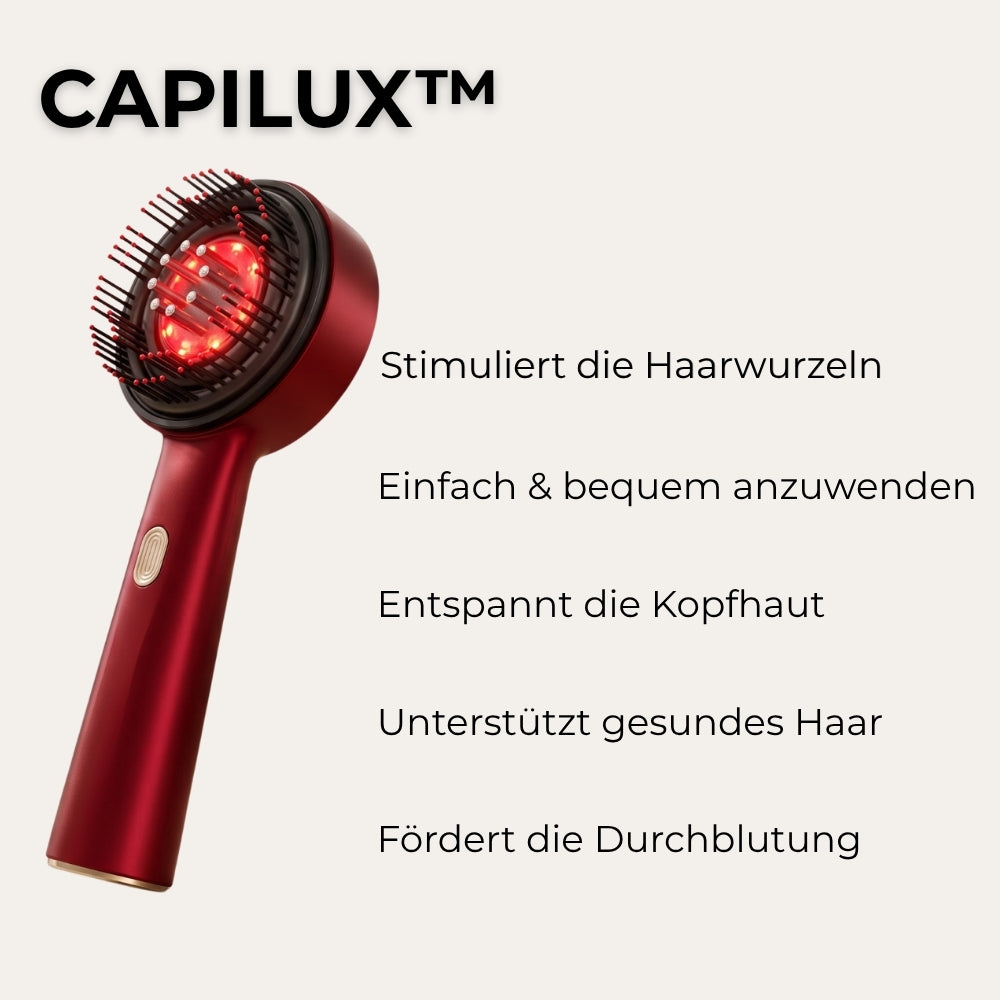 Capilux™ Massagebürste - All-in-One Lösung für Haar & Kopfhaut
