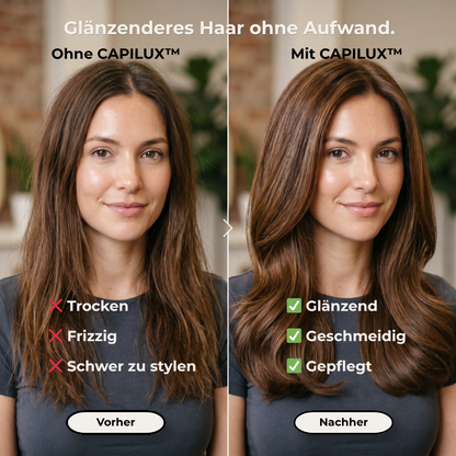 Capilux™ Massagebürste - All-in-One Lösung für Haar & Kopfhaut